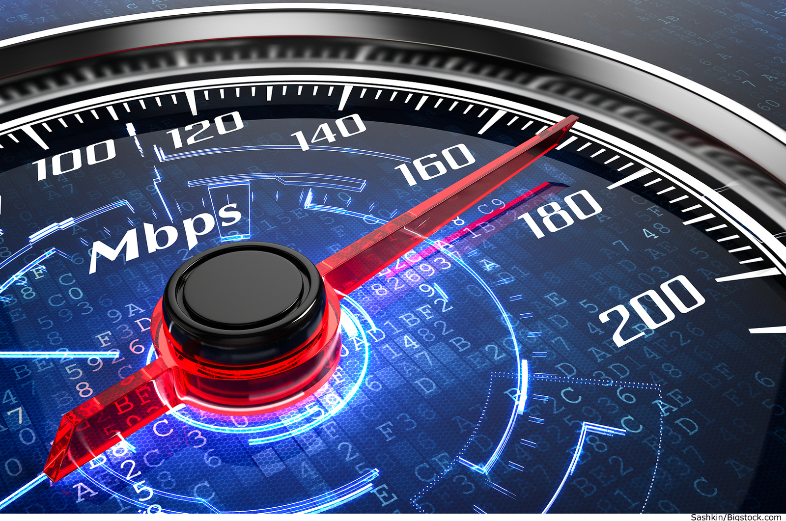 High-Speed Internet Speedometer